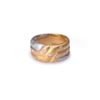 Image 1 : 18k Tricolor Gold & Diamond Ring