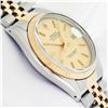 Image 5 : Rolex Mens 2T Champagne Index Datejust Wristwatch With Jubilee Band
