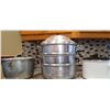 Image 1 : Large Multilayer Metal Steamer And Crock Pot