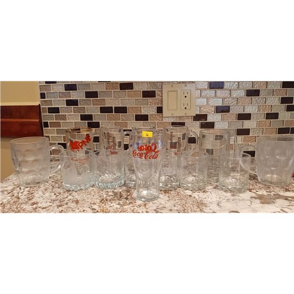 Large Assortment Of Various Glasses