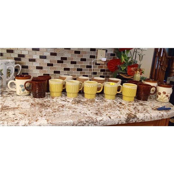 Large Assortment Of Various Mugs