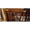 Image 2 : Set Of 4 Leather And Wooden Bar Chairs
