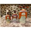Image 2 : Set Of Three General Kwon Porcelain Statues