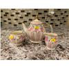 Image 1 : Vintage Sadler Tea Pot With Matching Cream And Sugar Cups