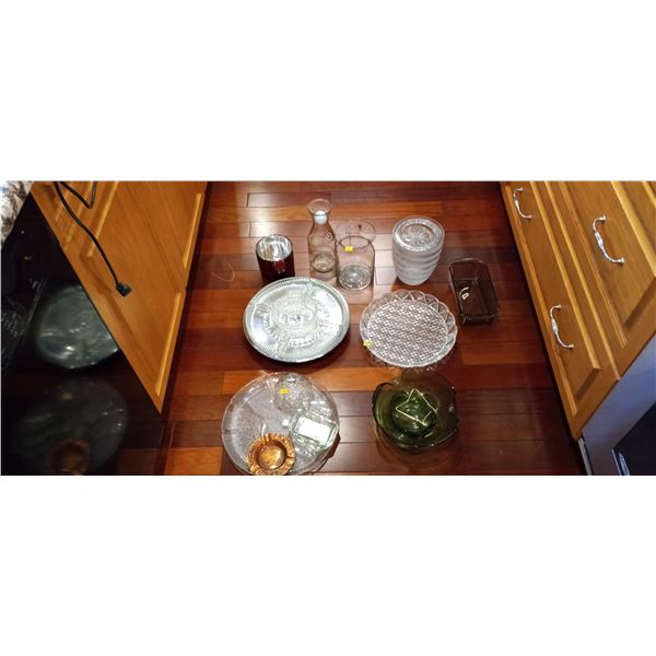 Assortment Decorative Glassware