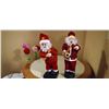 Image 1 : Set Of Musical Santa Statues