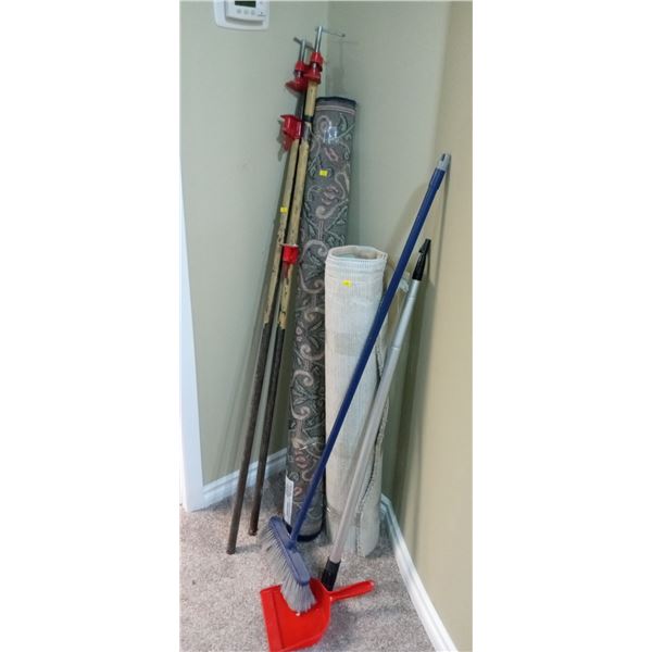 Large Floor Rugs With Broom And Clamps And More