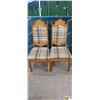 Image 1 : Set Of Vintage Upholstered Chairs 42T