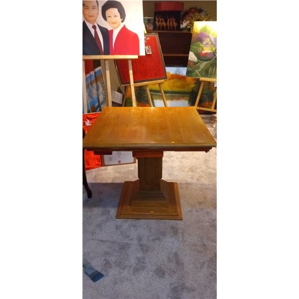 Vintage Wooden Square table 37L x 37W x 33T