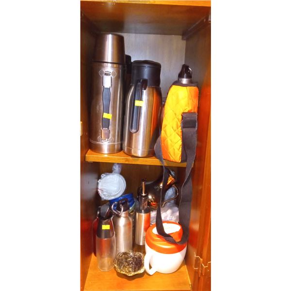 Assorted Travel Mugs And Kitchenware