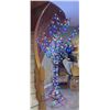 Image 2 : Wire Christmas Tree With Rainbow Lights 8Ft