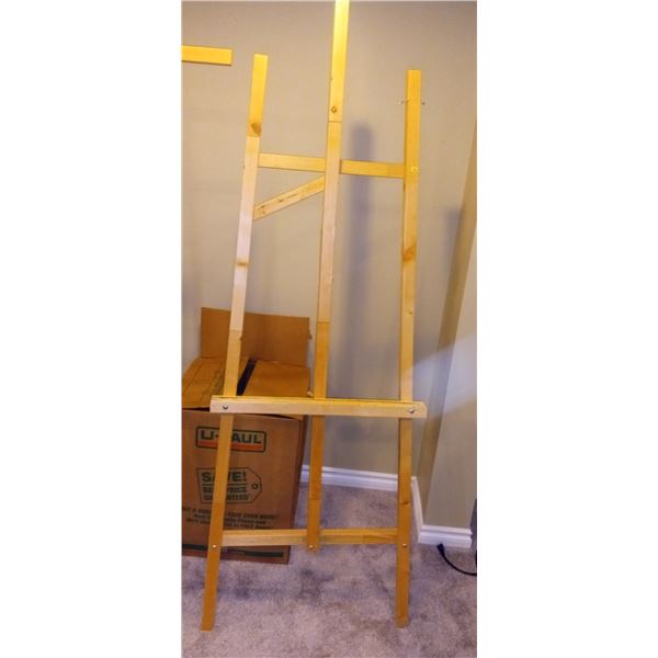 Large Collapsable Wooden Easel