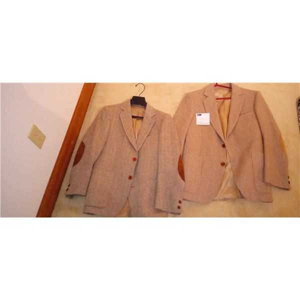 Set Of Mens Tweed Jackets Small