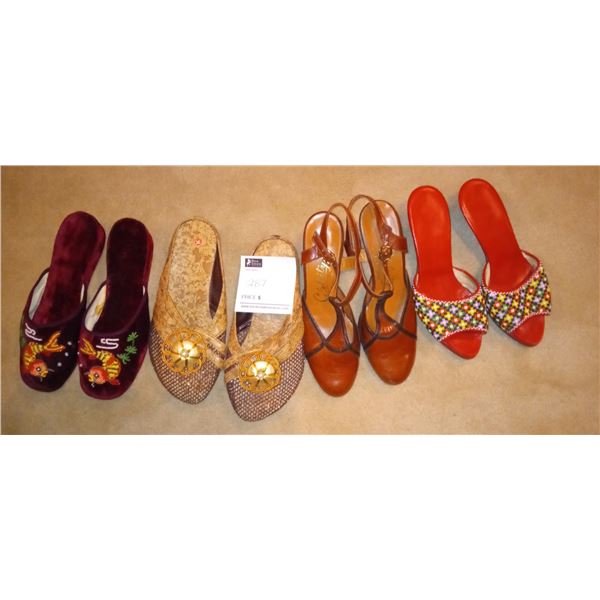 4 Pairs Of Womens Dress Shoes Size 5