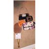 Image 2 : Vintage Hand Held Mirror With Clutch Bag And Assorted Womens Change Purses