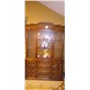 Image 1 : Antique Wooden China Hutch ( Contents Not Included) 56L x 12d x 80T