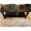 Image 1 : Black Wooden Coffee Table  41L x 21W x 18H