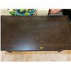 Image 2 : Black Wooden Coffee Table  41L x 21W x 18H
