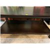 Image 2 : Black Wooden Coffee Table  41L x 21W x 18H