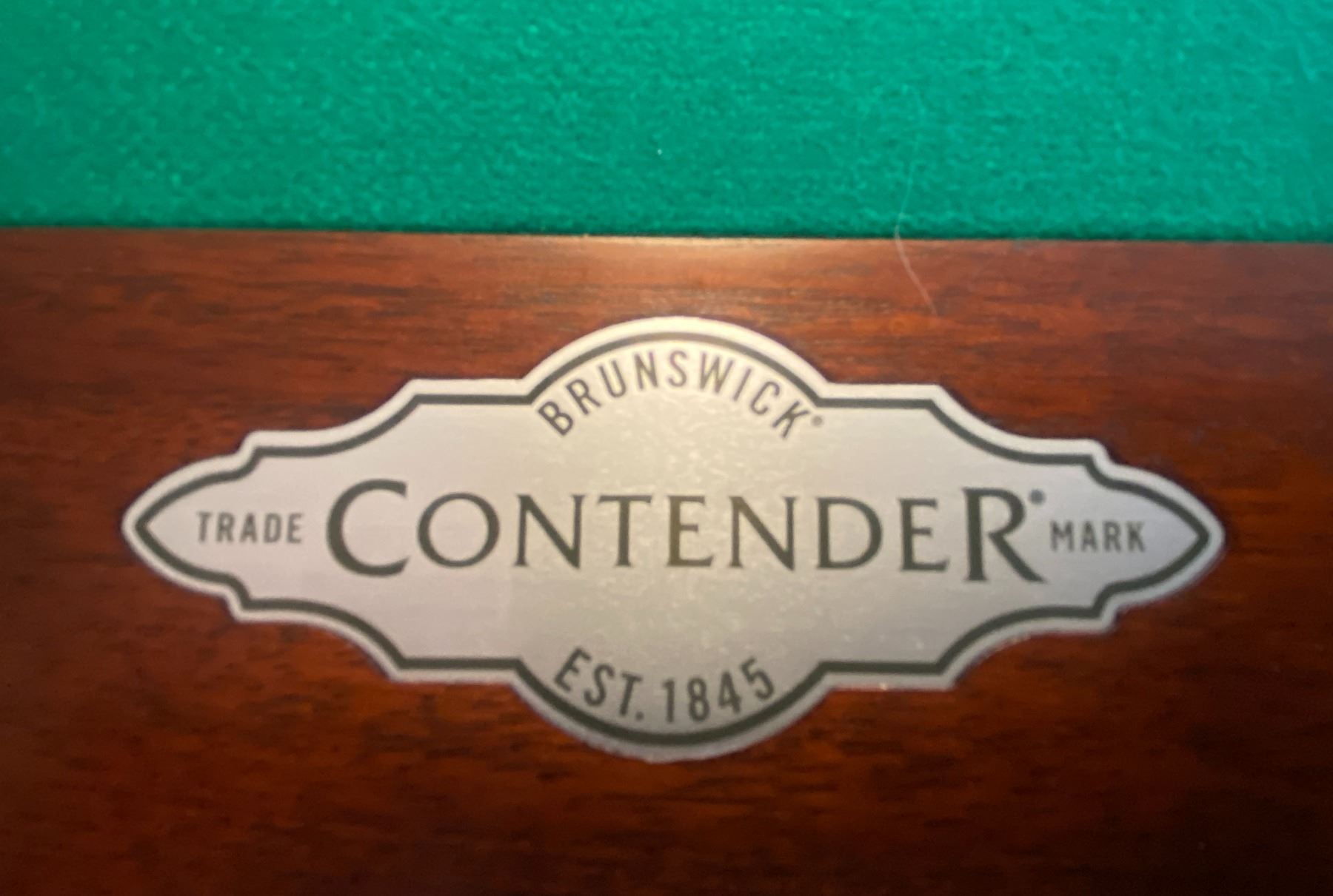 Contender Brunswick Diamond Honed Slate Pool Table est 1845 - Beck ...
