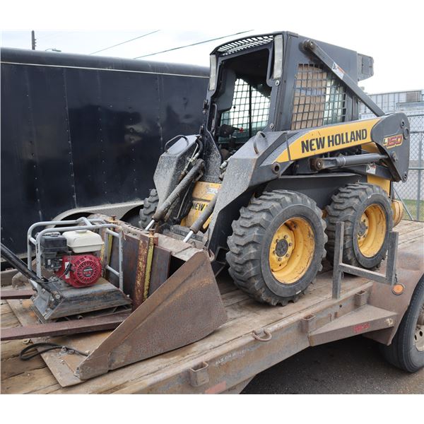 *BAILIFF SEIZURE* NEW HOLLAND L150 SKIDSTEER LOADER WITH BUCKET~BUYERS PREMIUM THIS LOT ONLY 10%