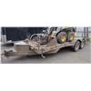 Image 1 : *BAILIFF SEIZURE* 1997 GOERTZON 18' FLAT DECK TRAILER~BUYERS PREMIUM THIS LOT ONLY 10%