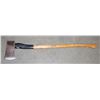 Image 1 : 33" HICKORY HANDLE AXE (HEAD LOOSE)