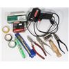 Image 1 : FLAT OF MISC TOOLS, SOLDERING GUN, PLIERS,
