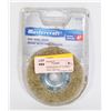 Image 1 : NEW MASTERCRAFT 4" COARSE WIRE WHEEL BRUSH