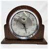 Image 1 : Antique Wooden Smith Harm Clock Made in Great Britain 7.5' x 6"