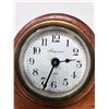 Image 2 : Antique Wooden Ansonia 8 Day Small Mantle Clock 7.5" x 3.5"