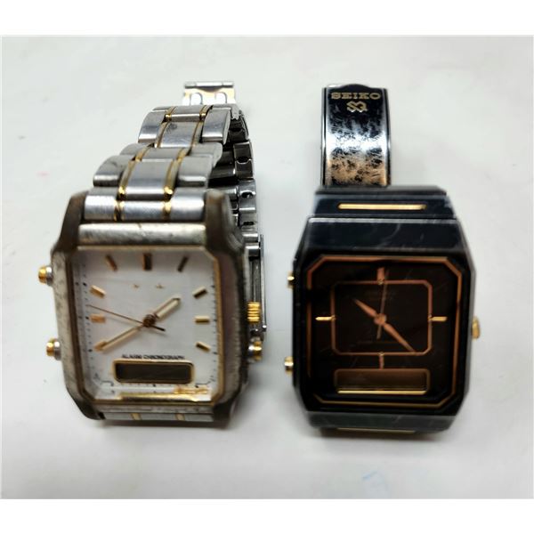 2 Vintage Seiko Quartz Men's Watches
