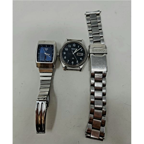 2 Vintage Seiko Quartz Men's Watches