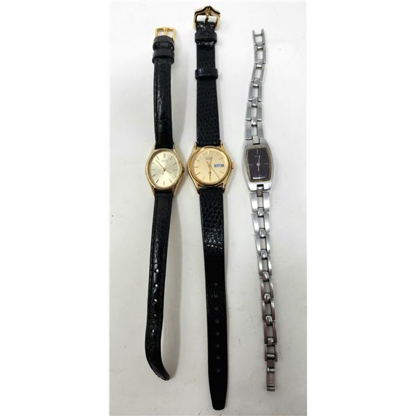 3 Vintage Seiko Ladies Watches