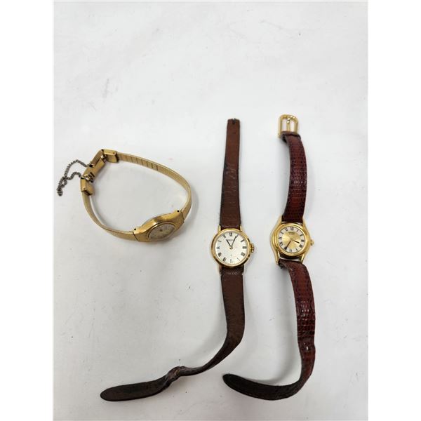 3 Vintage Seiko Ladies Watches