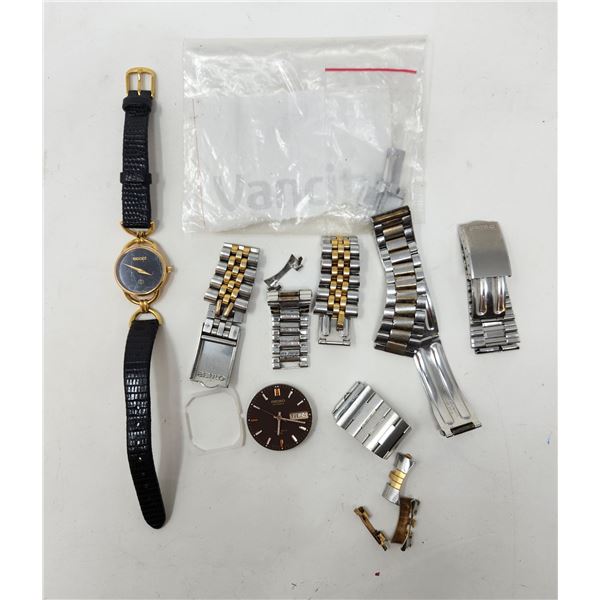 A Seiko Automatic Guts/Watch Parts and a Gucci Ladies Watch