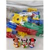 Image 3 : Pluto Stuffy, Marble Run Blocks, and Figurine Lot