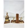 Image 1 : Trophy and Trophy Book End Lot