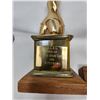 Image 2 : Trophy and Trophy Book End Lot