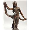 Image 2 : Vintage Bronze Lady Statue 12" Tall