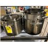 Image 2 : *NL* SHELF LOT OF STAINLESS STEEL COMMERCIAL PREPARATION BOWLS, POTS, & ASSORTED KITCHEN UTENSILS