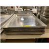 Image 2 : *NL* LARGE STACK OF ALUMINUM COMMERCIAL BAKERS SHEETS