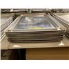 Image 2 : *NL* LARGE STACK OF ALUMINUM COMMERCIAL BAKERS SHEETS