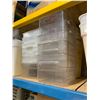 Image 2 : *NL* LOT OF ASSORTED WHITE/TRANSPARENT COMMERCIAL PLASTIC CONTAINERS