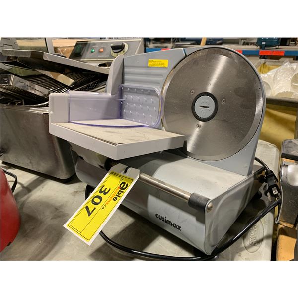 *NL* CUSIMAX Q228 STAINLESS STEEL COMMERCIAL ELECTRIC MINI COUNTERTOP DELI SLICER