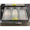 Image 2 : *NL* STAINLESS STEEL BETTY CROCKER BUFFET SERVER WITH INSERTS