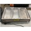 Image 2 : *NL* STAINLESS STEEL BETTY CROCKER BUFFET SERVER WITH INSERTS