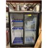 Image 2 : *NL* COMMERCIAL DUAL DOOR GLASS FRONT BEVERAGE COOLER *PARTS ONLY*