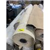 Image 3 : *NL* MEDIUM ROLL OF APPROX. 12'W BEIGE LOW PILE COMMERCIAL CARPET