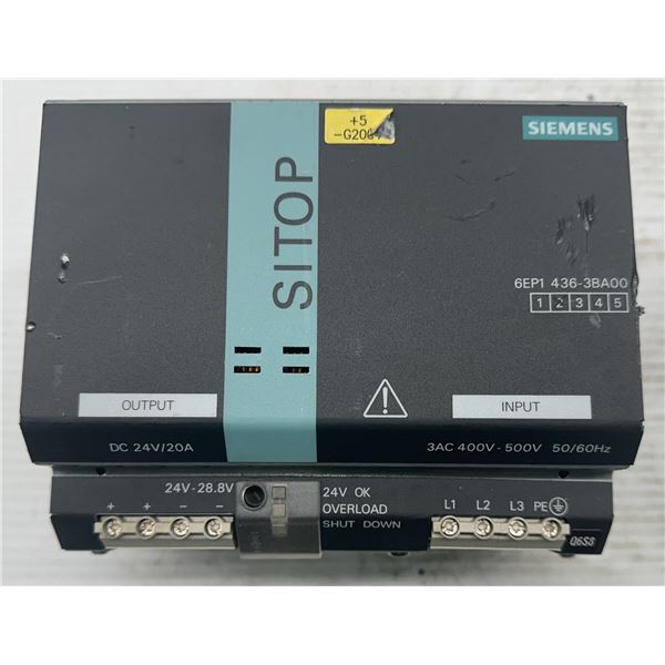 Siemens #6EP1436-3BA00 Power Supply